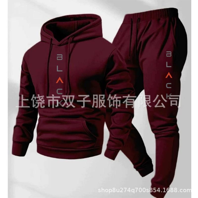 2026 Unisex Hooded Sweatshirt Set Casual Sportswear Teens Youth Lightweight Long Sleeve Tracksuit