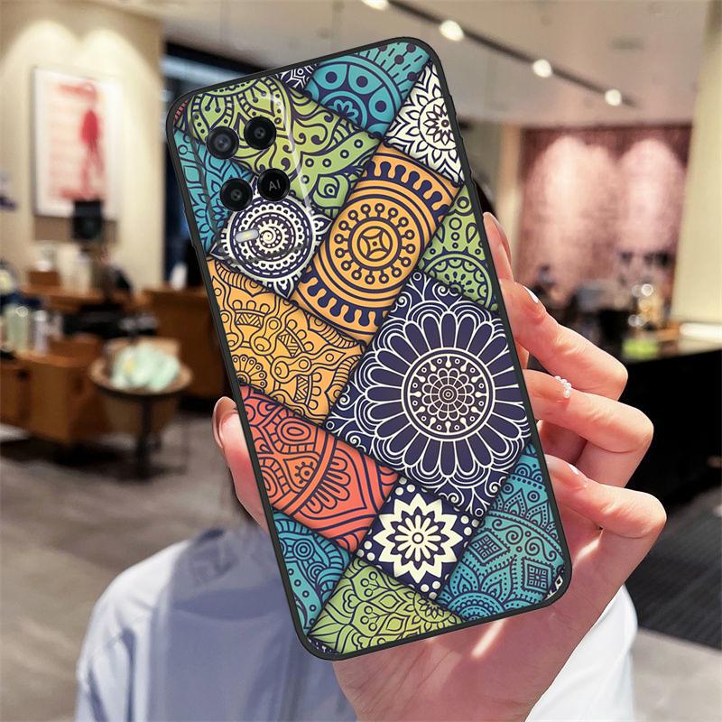 Чехол-мандала для Oppo A94 A54 A40 A60 A80 A98 A78 A18 A38 A58 A16 A76 A96 A17 A77 A74 A57S A15