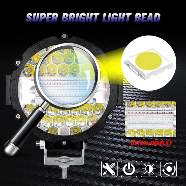 Hot Sales XOVY 51w Working Light Flood Spot Beam Work Product Round 7inch Led Worklight