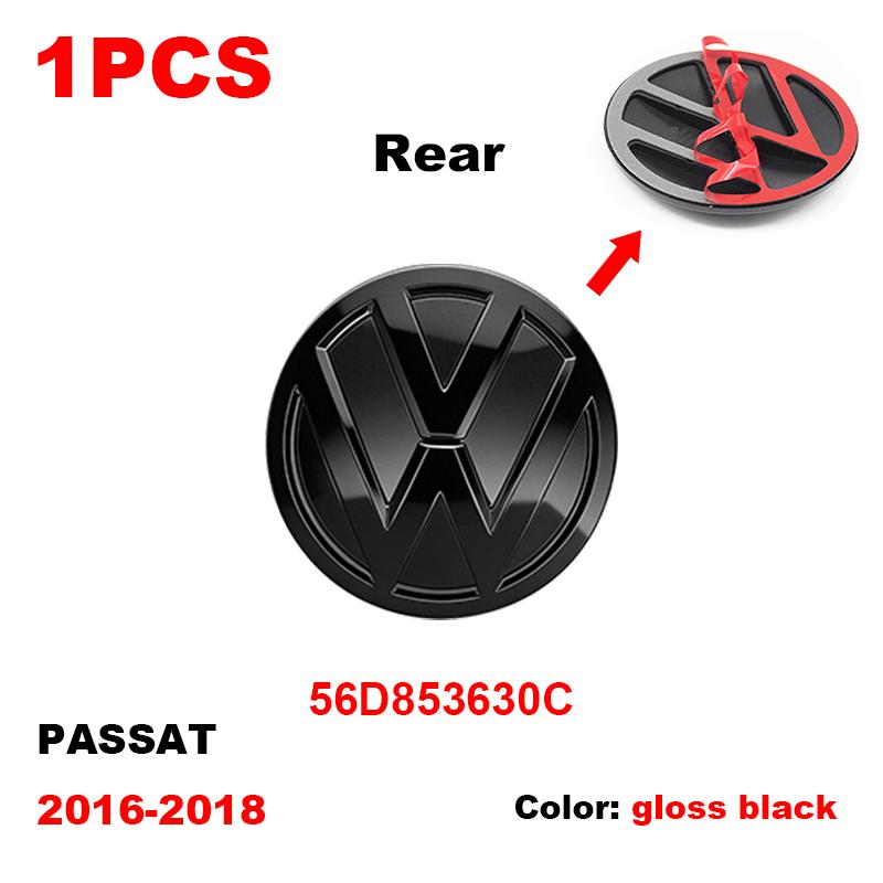 T25For Volkswagen VW Passat B8 2016 2017 2018 Logo Car Badge Hood Front Grille Rear Trunk Emblem Decoration Replacement Accessories