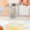 Infuser Teapot Lid Fine Stainless Steel Mesh Filters Leaf Spice Filter Infuser Tea Strainer