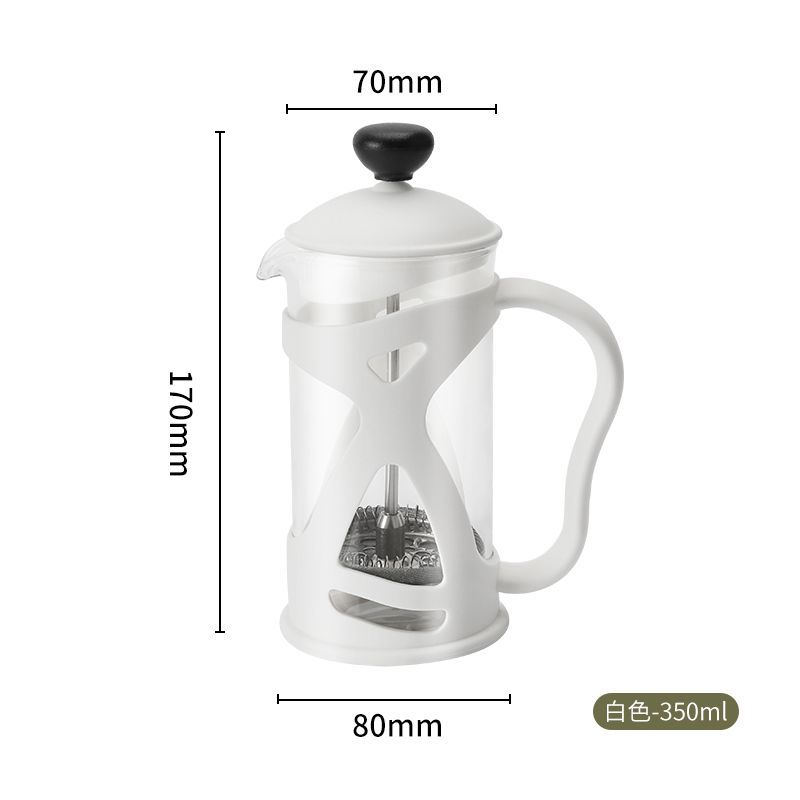 Стеклянные кофейники-прессы, фильтр-прессы, ручные кофейные чашки, высокая термостойкость, молочник, чайник, новый