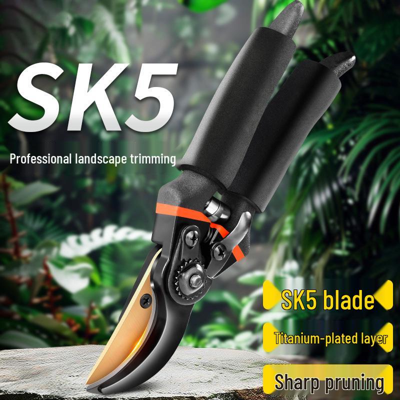 Профессиональные садовые секаторы из стали SK5 для толстых веток - Прочные и мощные ножницы для плодовых деревьев и бытового использования