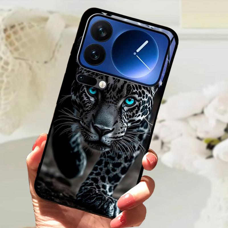 Для Xiaomi 17 Pro Max Чехол 17 17Pro Роскошная Закаленная Стекло Защитная Задняя Крышка Чехол Для Xiaomi17 Pro ProMax Корпус Телефона Fundas