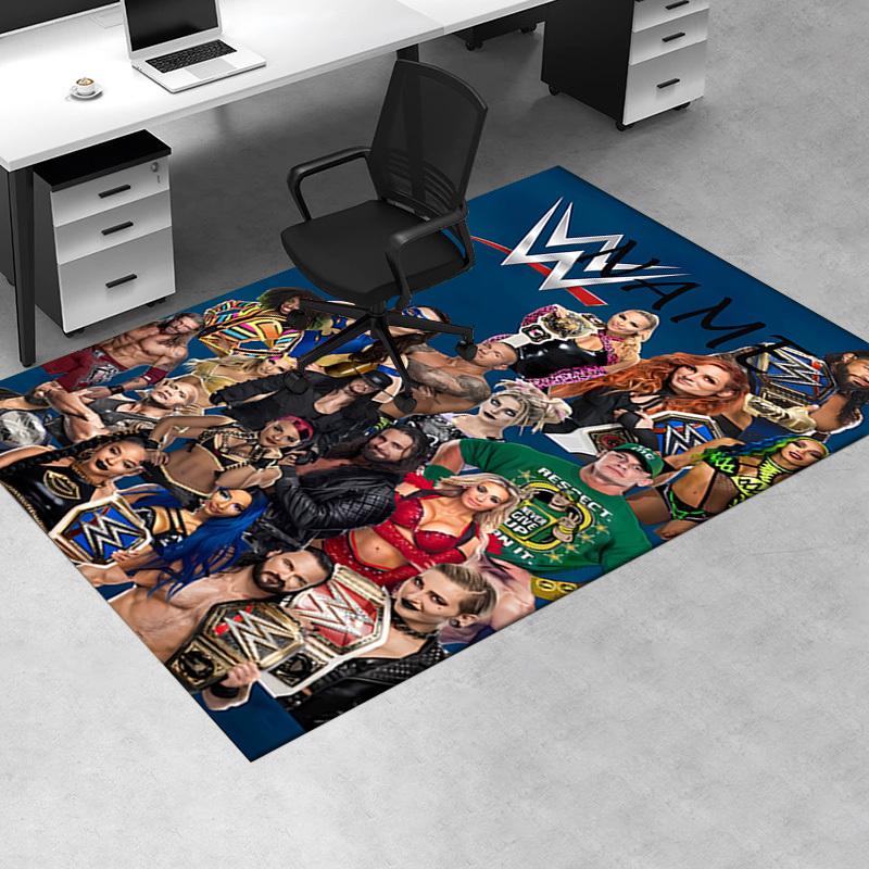 WWE Superstars Office Carpet Soft Polyester Entrance Carpet Washable Non slip Machine Washable Indoo