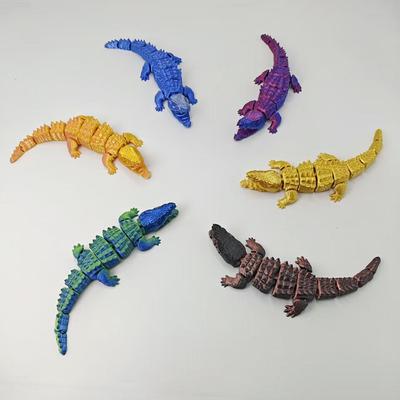 3D-печатная игрушка-крокодил с открытой пастью - Креативная детская модель-украшение