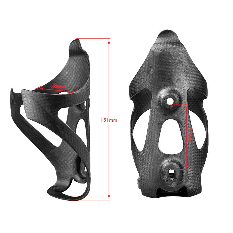 3K Full Carbon Fiber Bike Bottle Cage Super Light Water Bottle Holder Road Bikes Mountain Bicycle Water Cup Kettle Holder-Matte