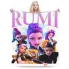 Руми K-Pop Охотники на демонов Фланелевые одеяла Осень Мягкие постельные принадлежности Пледы для девочек мальчиков Домашний декор Модное покрывало Покрывало для дивана