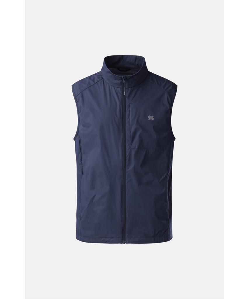 Мужская ветровка-жилет Kolon Sport Genoa Regular Fit с воротником-стойкой, ветронепроницаемая Jwvam26301Nay