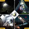 Portable Mini LED Flashlight Work Light Pocket Flashlight Key Chain Pocket Outdoor USB Mini Lamp Cob Work Light Camping Lantern