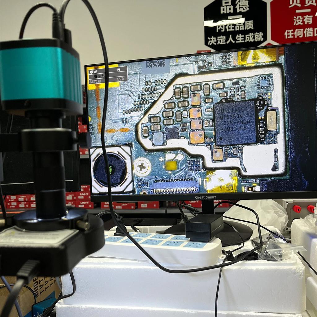 4K 48 МП HDMI Пайка Ремонт Сбор изображений Линза Видеомикроскоп USB Промышленный Микроскоп Камера