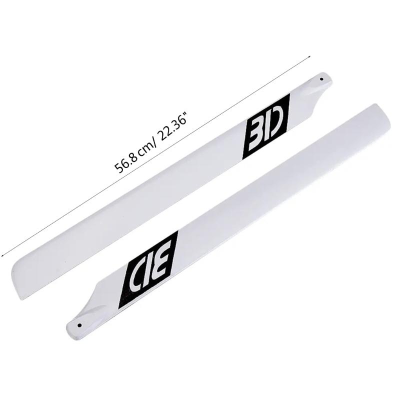 Durable 550mm Carbon Fiber Main Rotor Propellers for 550 & Raptor 30 Propellers Enhances Your Flying Experience