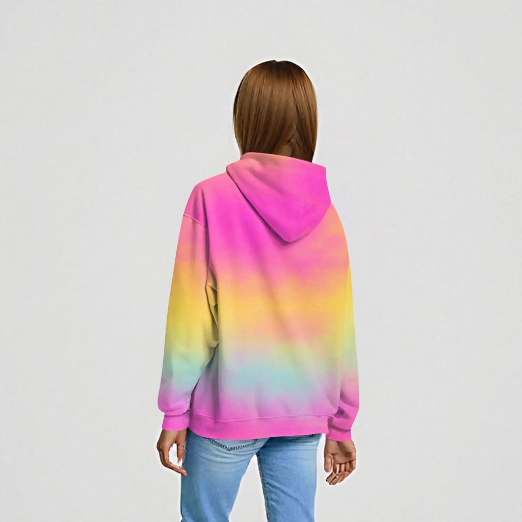 Женская мода Повседневный топ с V-образным вырезом и длинными рукавами с принтом