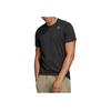 Round Neck Casual Breathable Moisture-Wicking Short Sleeve T-Shirt Men Tops Black CZ8725