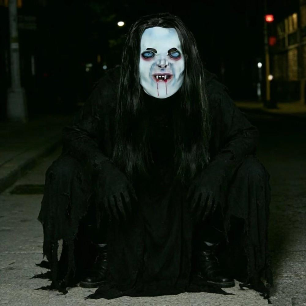 Realistic Scary Ghost Mask Spooky Terrifying Cosplay Mask Halloween Clown Mask Masquerade