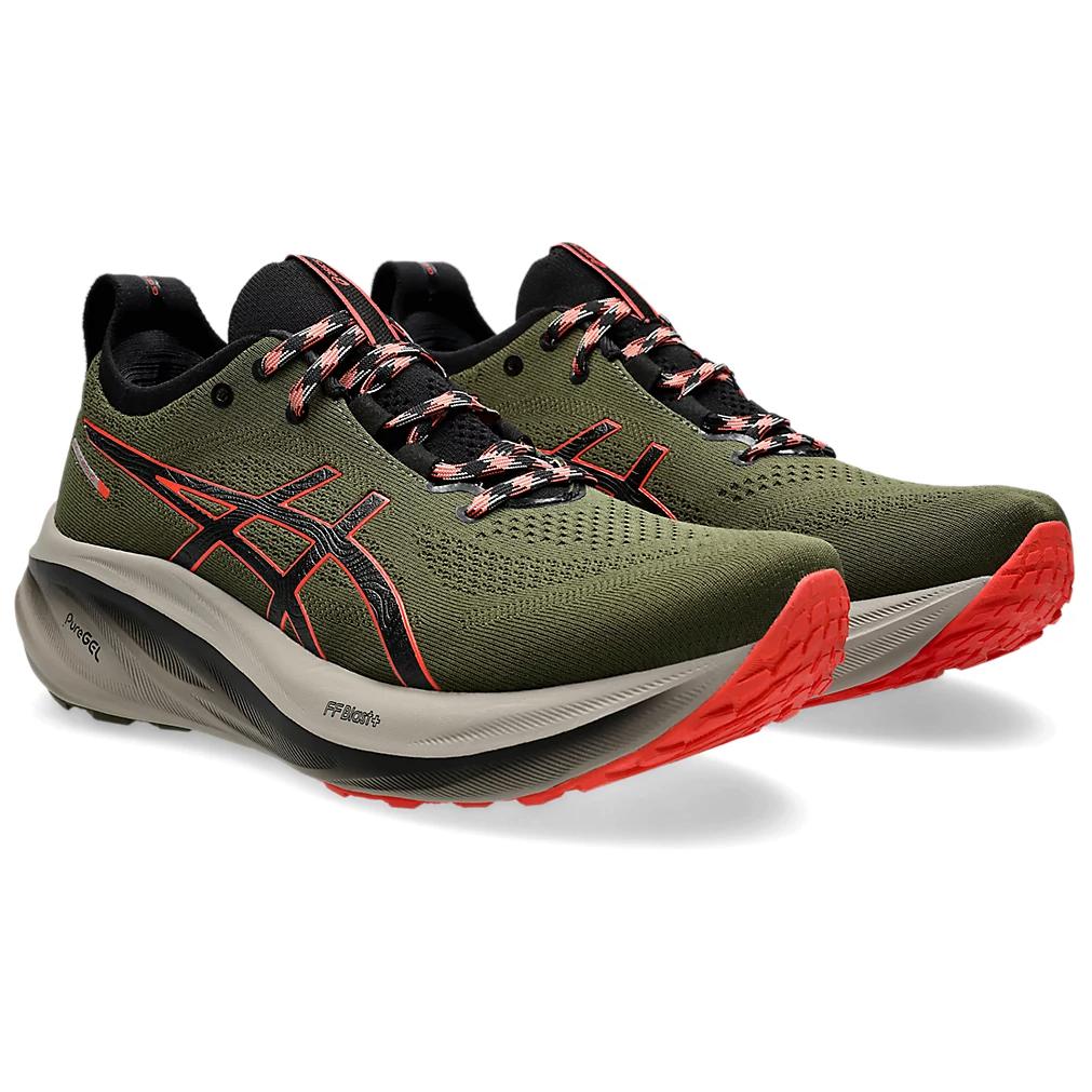Asics Gel Nimbus 26 TR Nature Bathing - Red Snapper Unisex Sneakers Green 1011B849-300