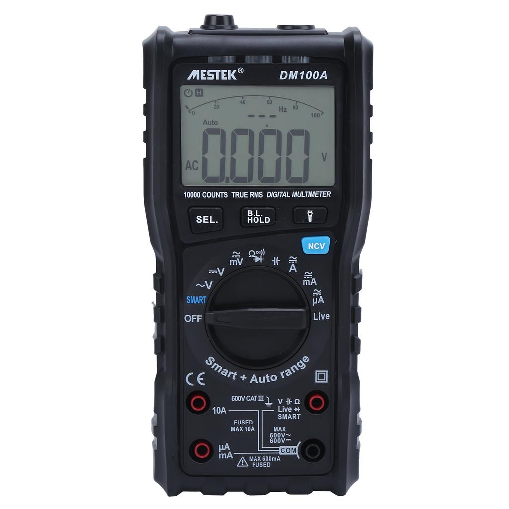 Многофункциональный мультиметр DM100A, высокоточный ручной тестер напряжения и тока, 10 А - 600 В.
