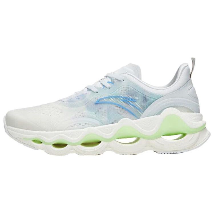 Anta Спортивные амортизирующие прочные низкие кроссовки для бега мужские кроссовки цвета слоновой кости и белого 112325581-1