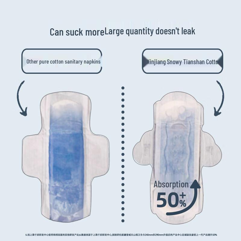 Sheyanshe Ультратонкие гигиенические прокладки из хлопка Синьцзян