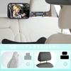 JISHSHAY Car Baby Insight Mirror Детское зеркало Car x Детское зеркало для сиденья Зеркало для автомобиля Детское зеркало на заднем сиденье с фиксированным кронштейном и подвижной рукояткой Большое