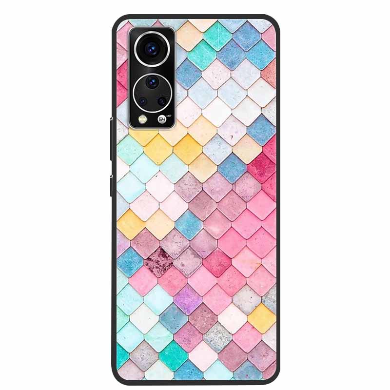 Чехол для телефона ZTE Axon 30 Cover Крутой Волк Лев Тигр Черный Силикон Мягкий Funda Для ZTE Axon 30 Задняя крышка Чехол Axon30 5G Coque