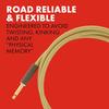 Fender Shield Cable Deluxe Series Instrument Cable, Straight/Angle, 18.6', Black Tweed 08