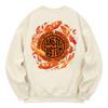 KAN6312 Kmc0015 Deungyongmun Fleece-Lined Sweatshirt - Cream