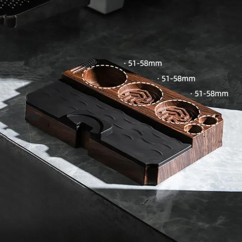 Подставка для кофе-темпера ABS-органайзер для портафильтра эспрессо Инструмент для рычага для кофе Коврик для темперирования Держатель для прижимной лапки Инструменты для хранения кофе