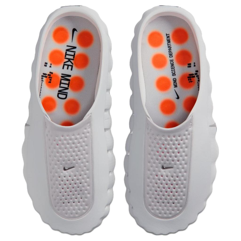 Nike Mind 001 Мюли Светло-серый Женские сандалии Photon-Dust Hyper-Crimson Chrome HQ4309-003