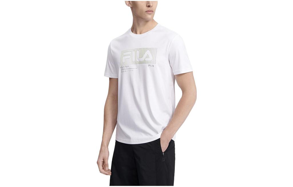 Men's T-Shirt FILA T Shirt Men's Standard White