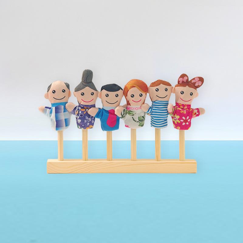 Подставка для пальчиковых кукол в виде животных для языковых зон детского сада и кукольного домика