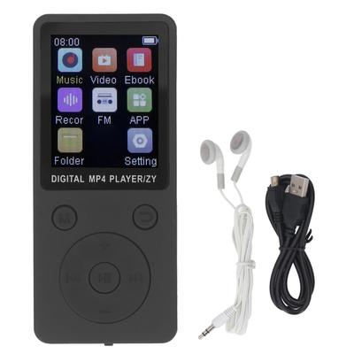 MP3-плеер 1,8-дюймовый цветной экран HiFi звук портативный музыкальный плеер поддержка фото видеокниги