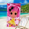 1 шт. Пляжное полотенце Lalaloopsy2, Оборудование для пляжа и бассейна на берегу моря, Модный рисунок, Прямоугольное, Необходимые вещи для путешествий