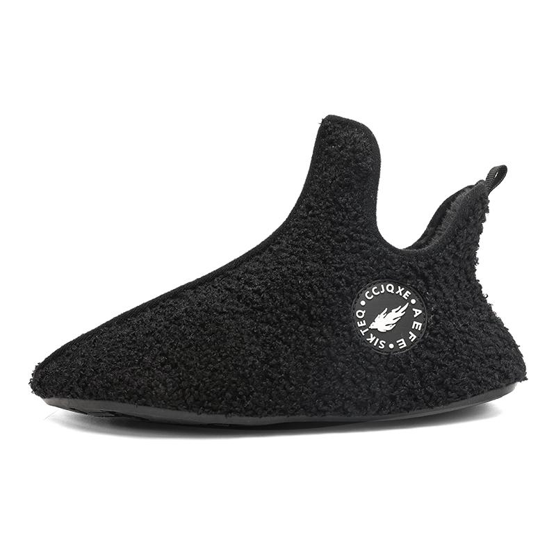 Новые зимние хлопковые туфли мужские высокие теплые легкие тапочки женские плюшевые домашние хлопковые мокасины унисекс теплая обувь