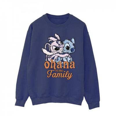 Мужская толстовка с изображением Лило и Стича Ohana Angel Hug