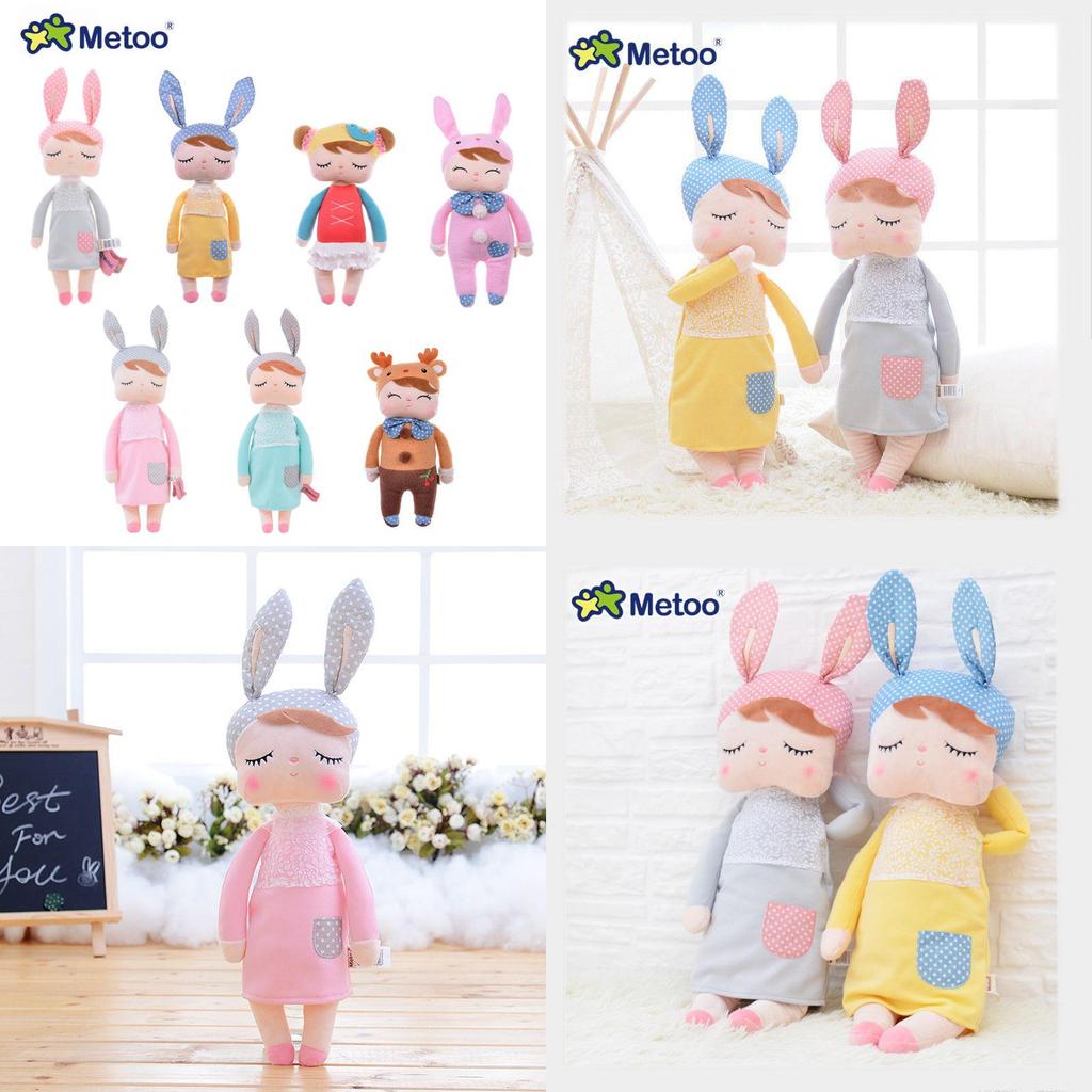 Очаровательная плюшевая кукла Metoo Angela с мультяшными кроличьими ушками для домашнего декора для девочек