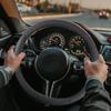 Чехол на руль автомобиля, защитный чехол на руль автомобиля, противоскользящий чехол, искусственная кожа, декоративные автомобильные колеса