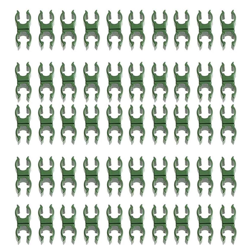 Садоводство Пластиковая Универсальная Пряжка Пластиковая Фиксирующая Пряжка с Покрытием Садовый Соединитель для Поддержки Садовые Аксессуары