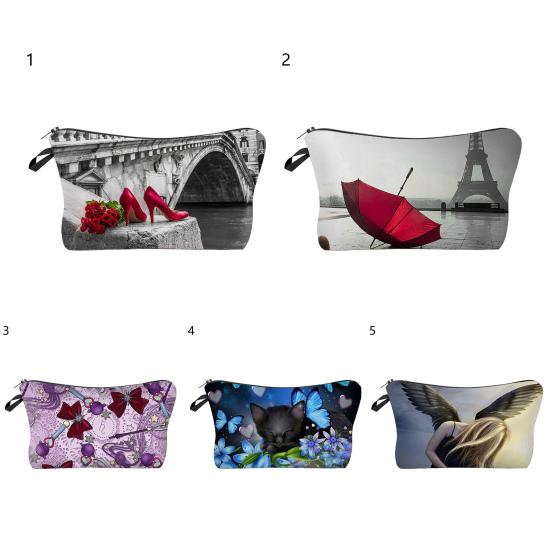 Популярная портативная сумка-карандаш с квадратным узором для девочек