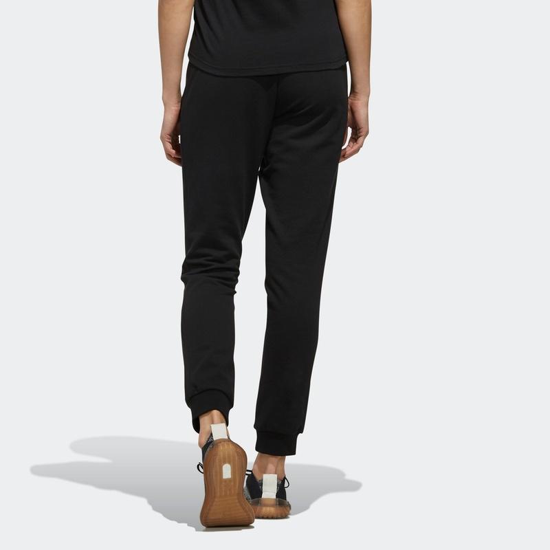 Adidas Спортивные трикотажные брюки женские, черные FI9276