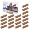 Card Stand Wooden Memo Stand Wedding Business Card Memo Holder [HOBONET] (20 pieces/Small)