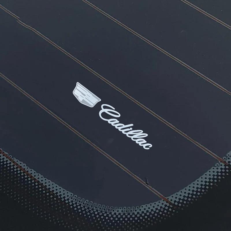 Car Metal Emblem Wiper Stickers Reflective Styling Decals for Cadillac Escalade CTS ATS SRX XT4 XT5 XT6 STS XTS SLR CT4 CT5 CT6
