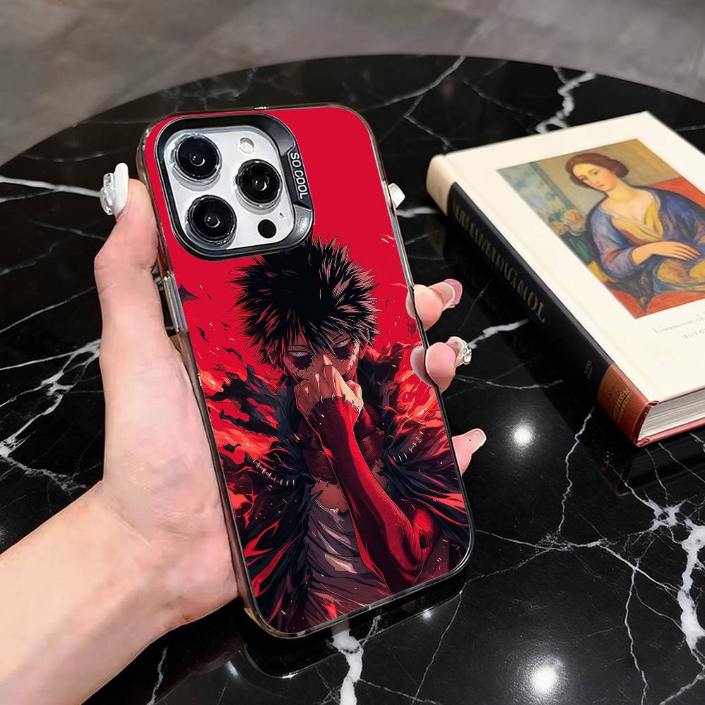 Чехол для телефона D-Dabi My H-Hero A-Academia-DMHA для iPhone 17,16,15,14,13,12,11 Plus,Pro Max,XS,Цветной Посеребренный Внутренний Чехол