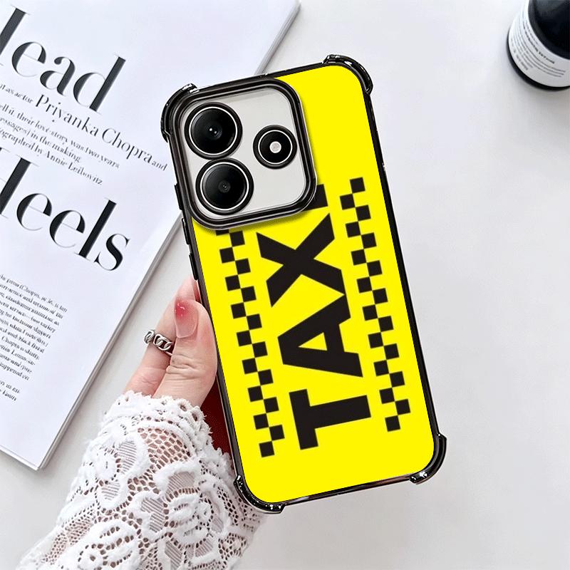 Мягкий чехол для телефона с изображением желтых такси Нью-Йорка для Xiaomi Redmi Note 14 15 Pro Plus 13 12 11S 11T 5G 10 9S 9, гальванический, противоударный, Fundas