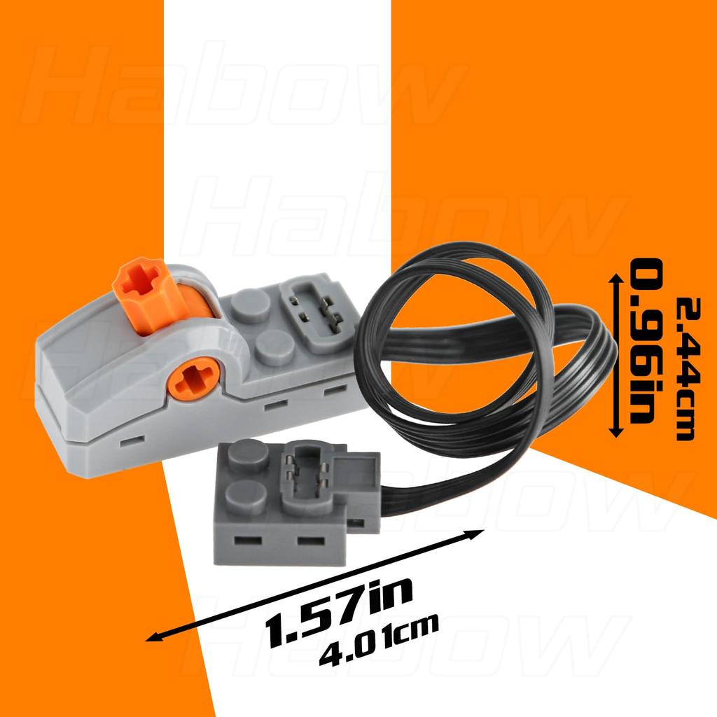 Habow Technic Power Function Управление Совместимо с Мотором Lego MOC Технические Детали Переключатель-8869 (Набор из 3 предметов)