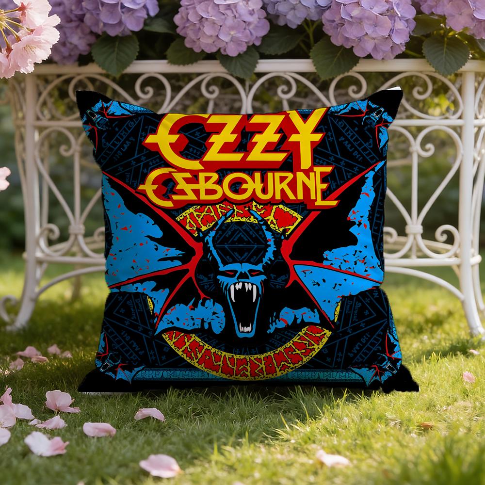 Чехол на подушку Singer-O-Ozzy Osbournes Двусторонний чехол для дома и автомобиля: Двусторонняя конструкция для максимального комфорта