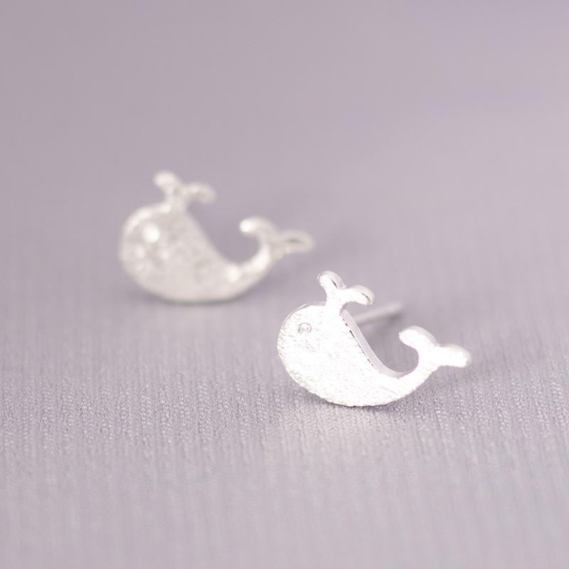 Korean Style S925 Silver Needle Stud Earrings for Women – Minimalist & Personality Design