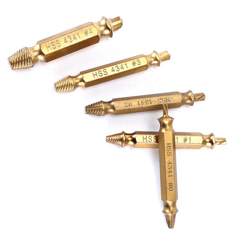 De Qi Double-Headed Stripped Screw Extractor Set