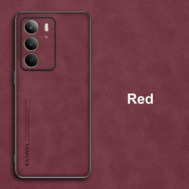 Для Realme C75 Чехол Роскошный Кожаный Чехол для Телефона Для Realme C75 RealmeC75 Задняя Крышка Матовый Силиконовый Ударопрочный Полная Защита