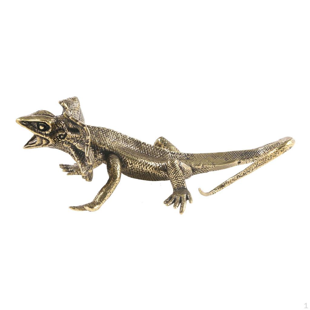 Lizard Sculpture Animal Statue Collection Creative Tabletop Small Ornament Decorative for Shelf